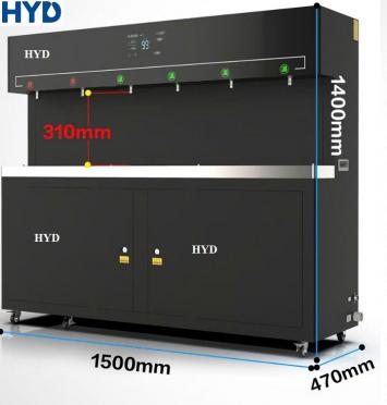 Máy ion kiềm 6 vòi Nóng Ấm HYD-6AK